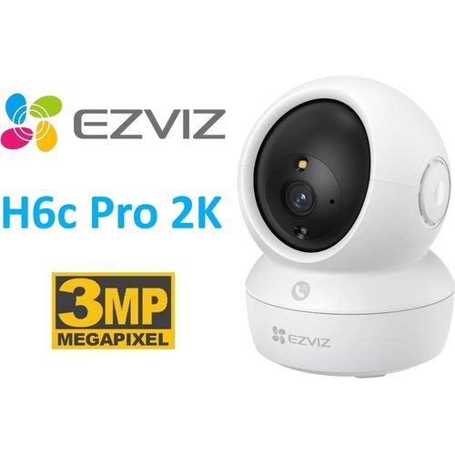 كاميرا واي فاي EZVIZ H6C Pro 2K 3MP داخلية متحركة 360°