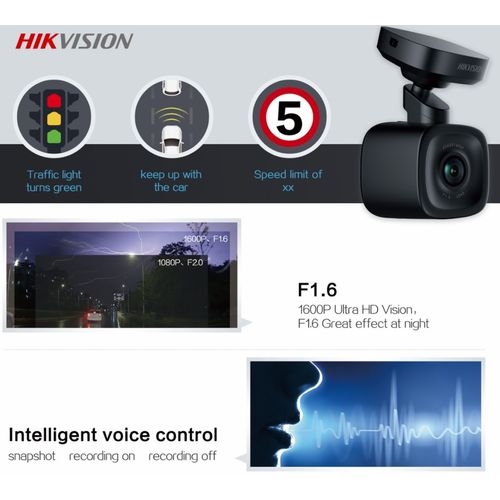 Dashcam Hikvision F6 4MP 1600p Wi-Fi avec G-Sensor (AE-DC5013-F6) - 3