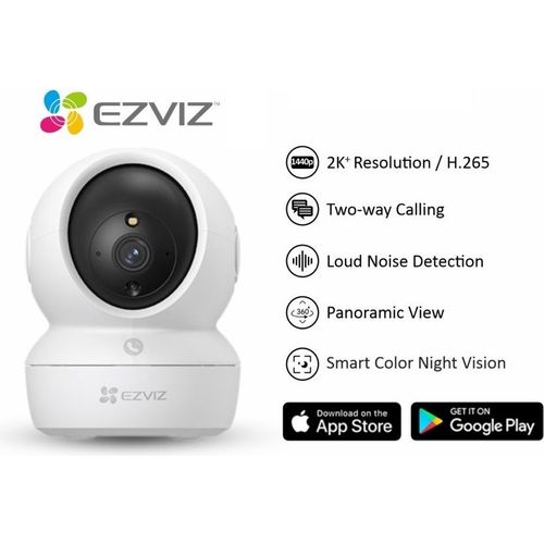 كاميرا واي فاي EZVIZ H6C Pro 2K+ 4MP داخلية متحركة 360° - 2
