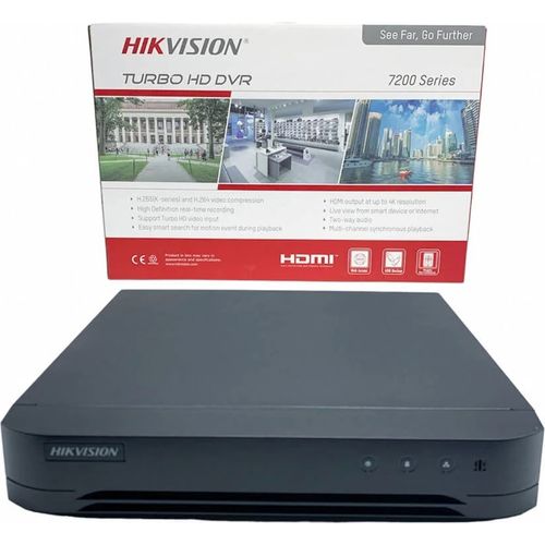 مسجل DVR هيكفيجن Turbo HD بـ 8 قنوات 1080p هجين مع كشف الأشخاص والمركبات (DS-7208HGHI-M1) - 2