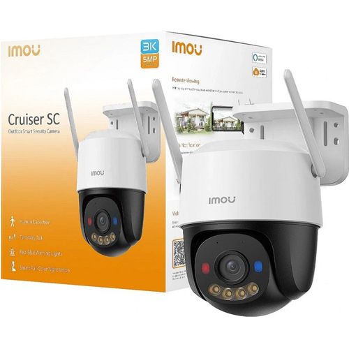 Caméra Wi-Fi Imou Cruiser SC 3K 5MP PTZ 360° Couleur avec Audio et Sirène (IPC-K7FP-5H0WE) - 5