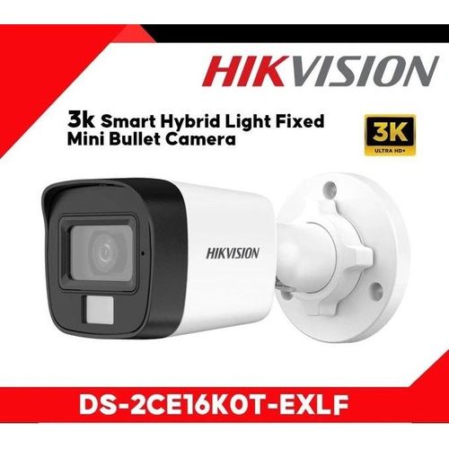 Caméra Hikvision Turbo HD 3K Bullet Smart Hybrid Light Couleur, Étanche IP67 (DS-2CE16K0T-EXLF) - 4