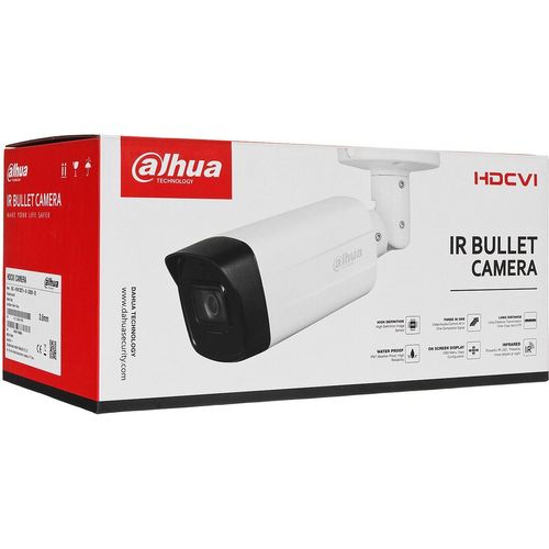 كاميرا داهوا HDCVI بدقة 5MP نوع Bullet مقاومة للماء بأشعة 80 م وعدسة 3.6 مم (HAC-HFW1500TH-I8) - 3