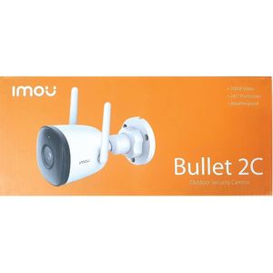 Caméra Wi-Fi Imou Bullet 2C 2MP Full HD Extérieure IR 30 m, Étanche IP67 (IPC-F22P)