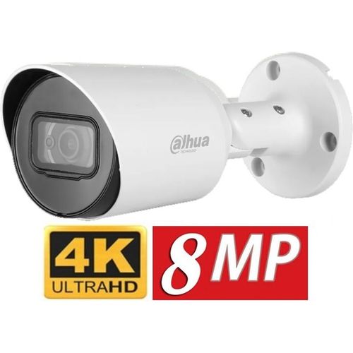 Caméra Dahua HDCVI 8MP 4K Bullet Étanche IR 30 m (HAC-HFW1800TP)