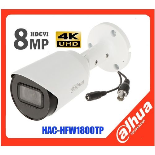 Caméra Dahua HDCVI 8MP 4K Bullet Étanche IR 30 m (HAC-HFW1800TP) - 3