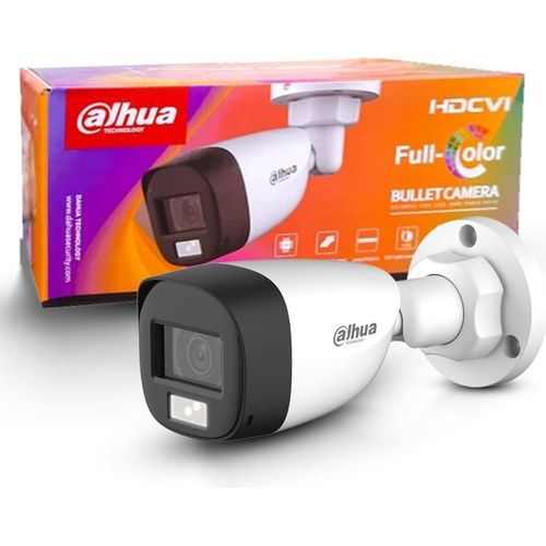 Caméra Dahua HDCVI 2MP Bullet Full Color LED 20 m, Étanche IP67 (HAC-HFW1209CP-LED)