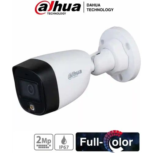 Caméra Dahua HDCVI 2MP Bullet Full Color LED 20 m, Étanche IP67 (HAC-HFW1209CP-LED) - 2