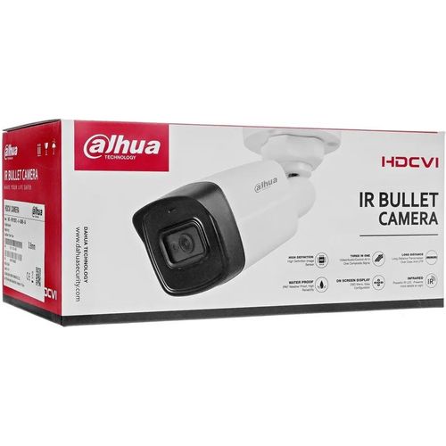 Caméra Dahua HDCVI 8MP 4K Bullet IR 80 m avec Micro, Étanche IP67 (HAC-HFW1800TL-A) - 2