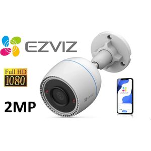 Caméra Wi-Fi EZVIZ H3C 2MP Full HD Bullet Extérieure IR 30 m, Étanche IP67