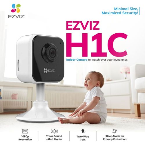 كاميرا واي فاي EZVIZ H1C بدقة 2MP Full HD داخلية مع صوت ثنائي الاتجاه (CS-H1c) - 4