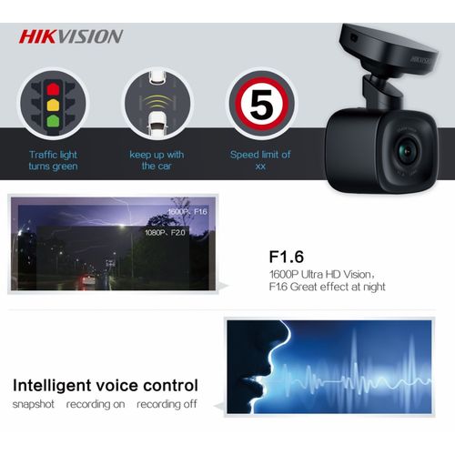 كاميرا سيارة Hikvision F6 Pro بدقة 1600p مع GPS و Wi-Fi و ADAS (AE-DC5013-F6Pro) - 3