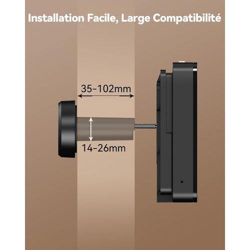 IMOU VD1 5MP Battery Smart Door Viewer with 4.3-inch Screen (VD1-5M0S) - 2