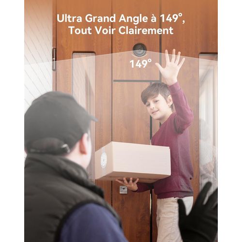 IMOU VD1 5MP Battery Smart Door Viewer with 4.3-inch Screen (VD1-5M0S) - 3