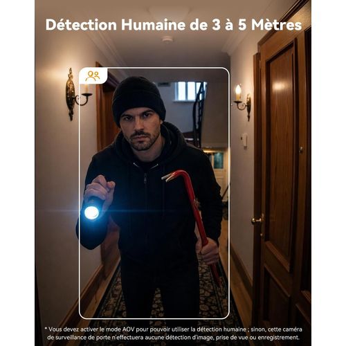 IMOU VD1 5MP Battery Smart Door Viewer with 4.3-inch Screen (VD1-5M0S) - 5