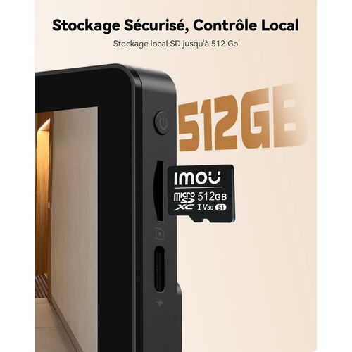 IMOU VD1 5MP Battery Smart Door Viewer with 4.3-inch Screen (VD1-5M0S) - 6