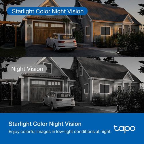 Tapo C530WS 3K (5MP) Caméra Surveillance WiFi extérieur 360° PTZ, Vision nocturne couleur Starlight - 3