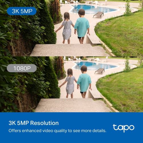 Tapo C530WS 3K (5MP) Caméra Surveillance WiFi extérieur 360° PTZ, Vision nocturne couleur Starlight - 5