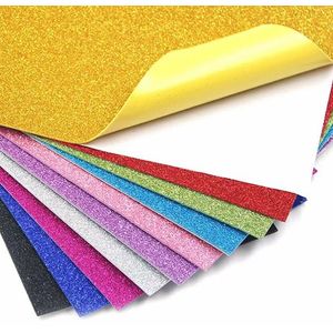 Papier Mousse Brillant Adhésif ACCORD 10 Feuilles Format A4