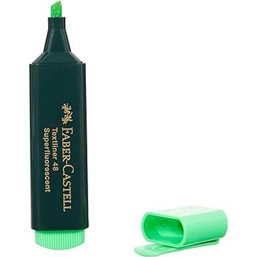Surligneurs Faber-Castell fluorescents Textliner 48 Vert Pack de 10 - 3