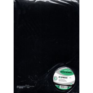 حافظة واضحة للمستندات إكسبريس 100 فايف إكس أو-7808 - أسود