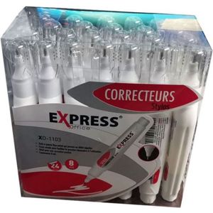 Stylo Correcteur Express 8ml XO-1103 pack 24 pcs