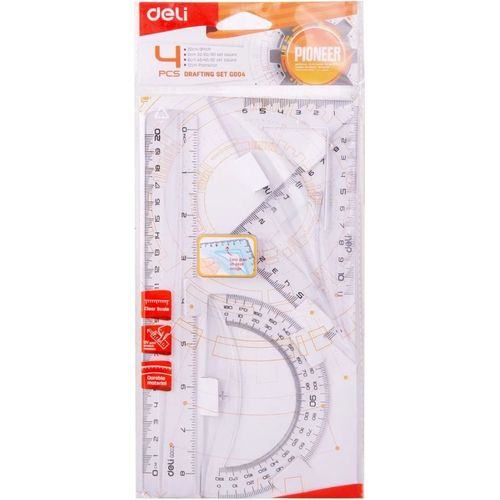 Deli Pioneer Kit 4 pcs Drafting set G00412