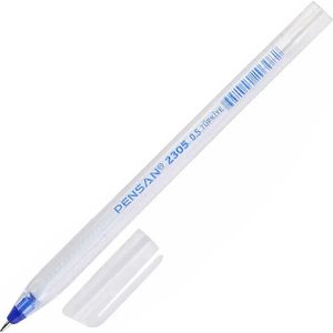 قلم حبر جاف بنسان 2305 0.5 ملم - أزرق