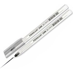 قلم حبر جاف بينسان 2305 0.5 ملم - أسود