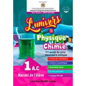 L'UNIVERS DE PHYSIQUE CHIMIE 1AC ELEVE PROGRAMME