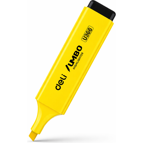 Surligneurs Deli Jumbo U366 HIGHLIGHTER - Jaune