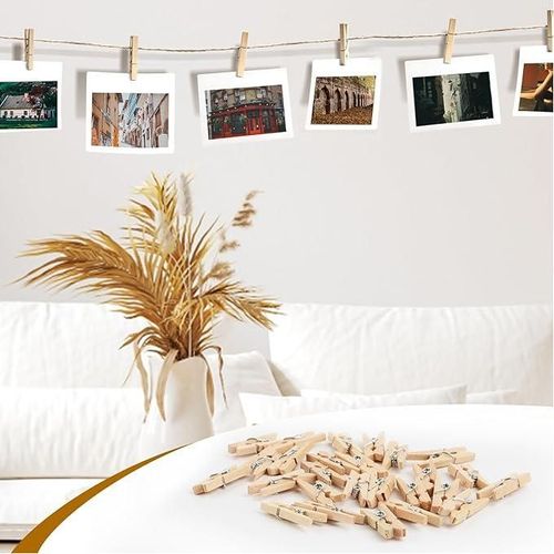 Pinces Naturels Mash Malow 2.5 cm 45pcs - 3