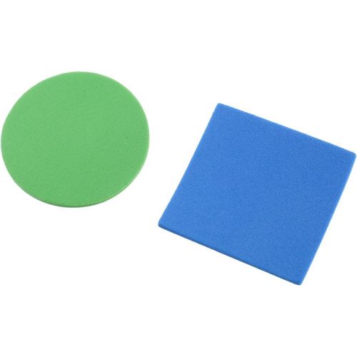 Formes géométriques colorées autocollantes 2.5cm x 0.2 cm 150 pcs Mash Malow  - 3