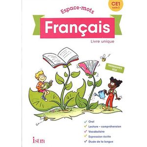 Espace-mots Français livre d'élève CE1 