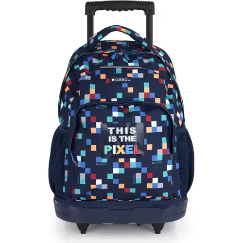 Gabol CUBIK – Sac à Dos à Roulettes Enfant Imperméable