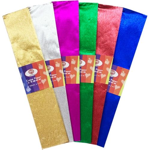 Papier Crépon FunBo Métallisé 200x50 mm - 3