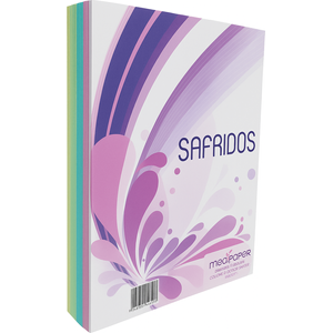 Chemises cartonnées Safridos 180g 24x32 Ramette de 100 chemises Multicouleur