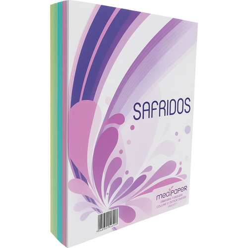 Chemises cartonnées Safridos 180g 24x32 Ramette de 100 chemises Multicouleur - 2