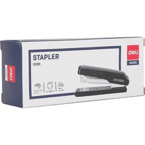 Agrafeuse Deli Stapler 0300 - Noir