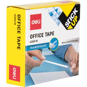 Scotch Rouleaux adhésifs Deli stick up A30310  transparent 18mmx33m