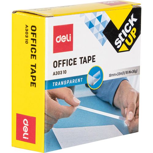 Scotch Rouleaux adhésifs Deli stick up A30310  transparent 18mmx33m