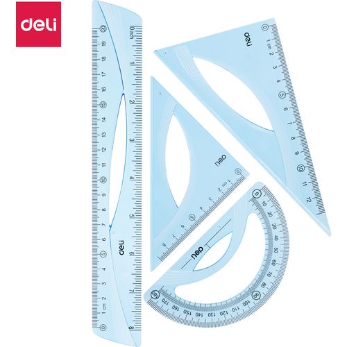 kit géométrique Deli Drafting Set H12