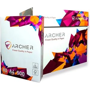 Ramette de papier ARCHER A4 blanc 80g