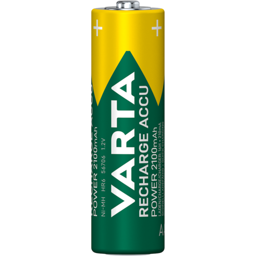 2 Piles Rechargeables VARTA AA 1.2V 2100mAh - 2