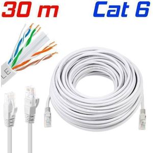 Câble réseau RJ45 30M Cat6