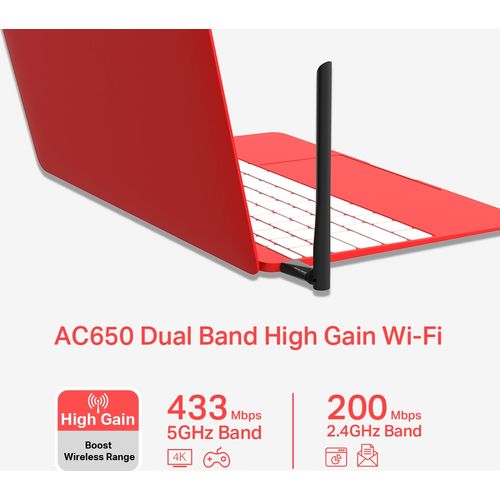 MERCUSYS AC650 High Gain Wireless Dual Band USB Adapter MU6H - 2