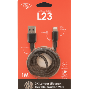Câble USB iPhone itel L23