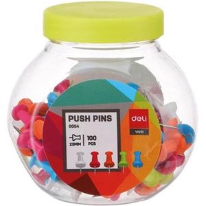 Punaise Deli RIO Push Pins 100 pcs 23mm