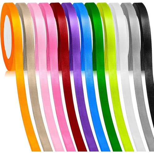 Ruban en Satin coloré 7mm /25m