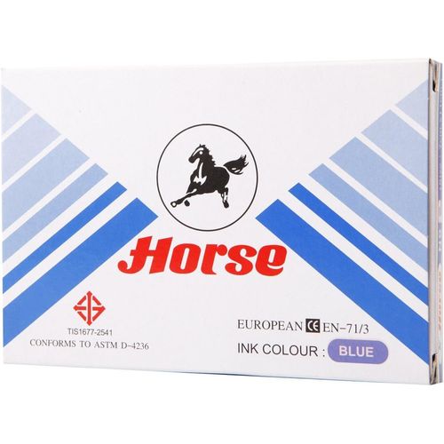 Tampon encreur HORSE n°2 Bleu 7 cm x 11 cm - 3